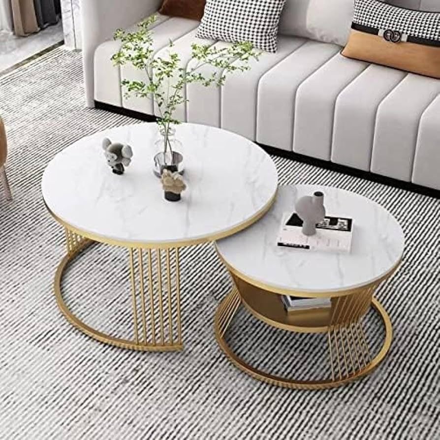 MERCER NESTING ROUND COFFEE TABLE