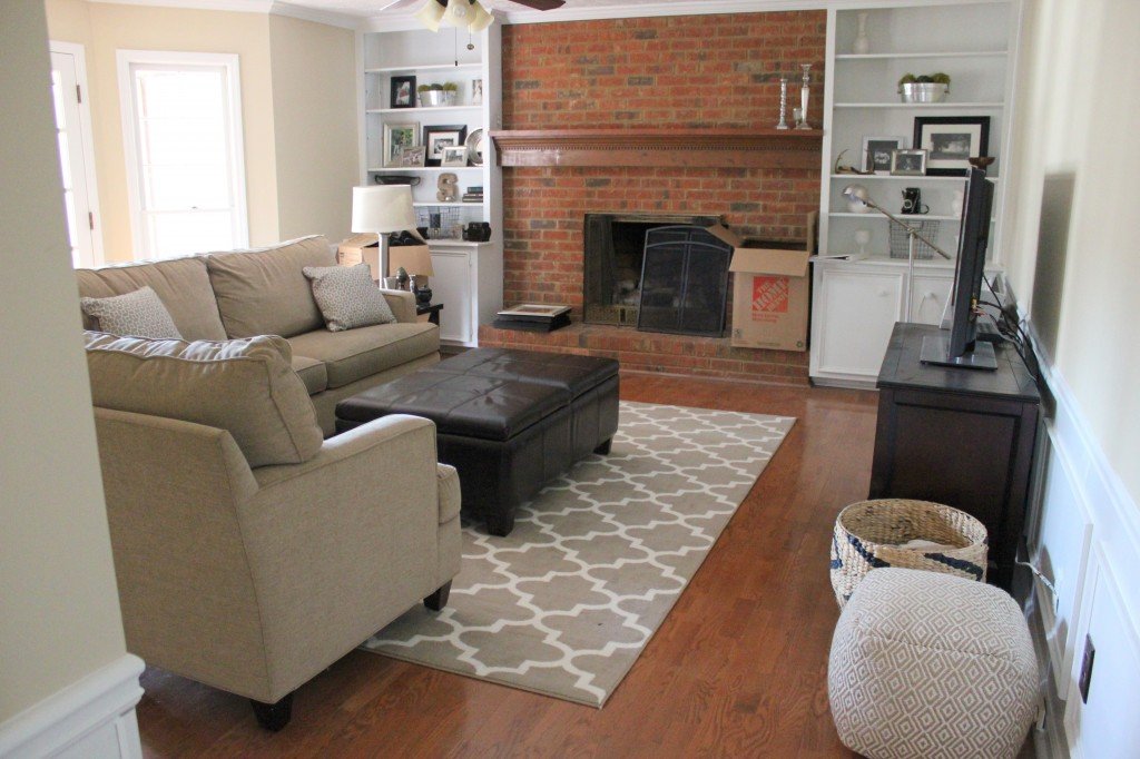 Family room before design